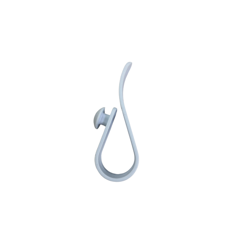 Bondi Bag | Key Clip - White
