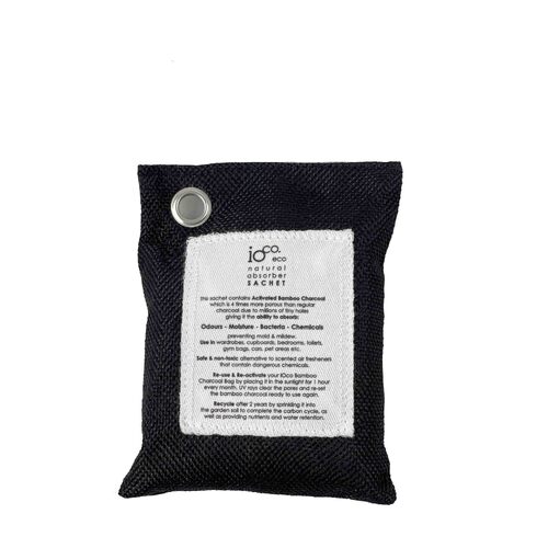 IOco Bamboo Charcoal SACHET (100g) for Fresh Drawer - Black