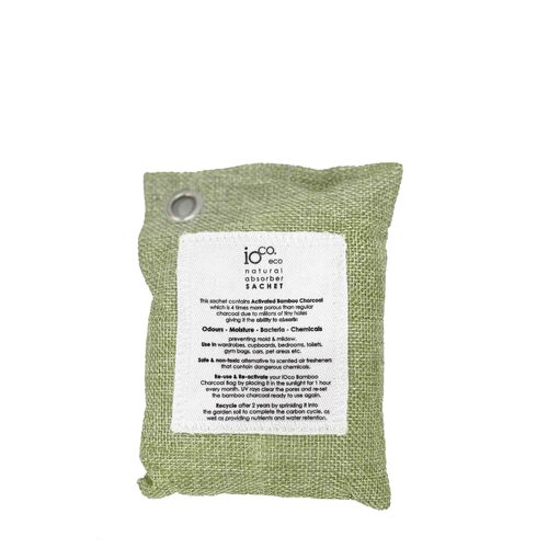 IOco Bamboo Charcoal SACHET (100g) for Fresh Drawer  - Green