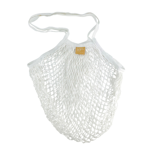 IOco Natural Cotton Mesh Grocery Bag - White