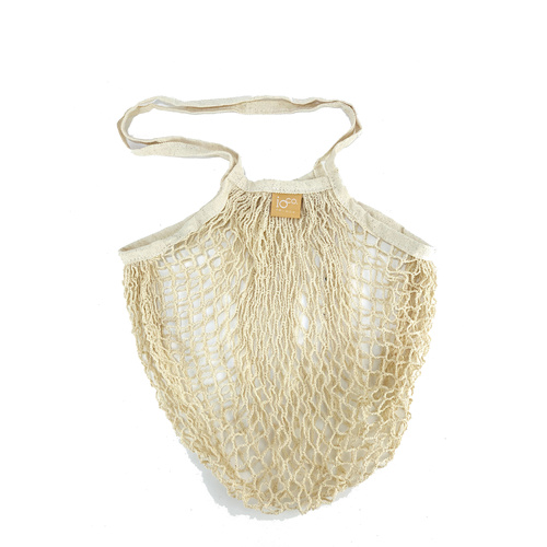 IOco Natural Cotton Mesh Grocery Bag - Unbleached