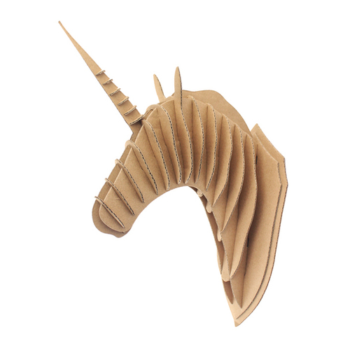 IOco Recycled Cardboard Wall Art - Unicorn BUY BULK | UP TO 80% OFF