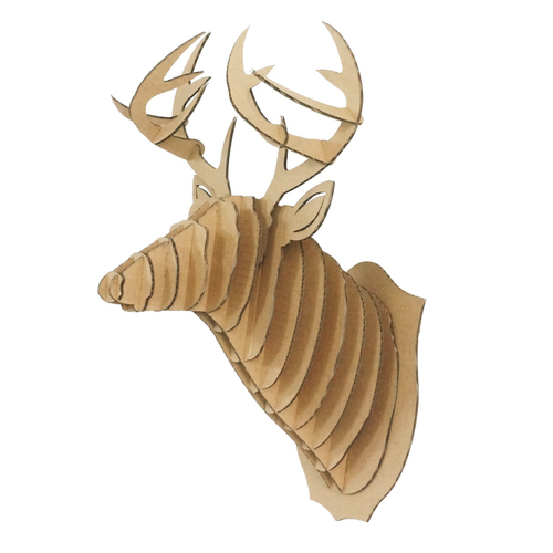 IOco Recycled Cardboard Wall Art - Deer BUY BULK | UP TO 80% OFF