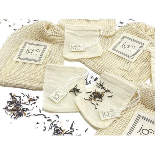 IOco Unbleached Organic Cotton Tea Bags (Set of 4)