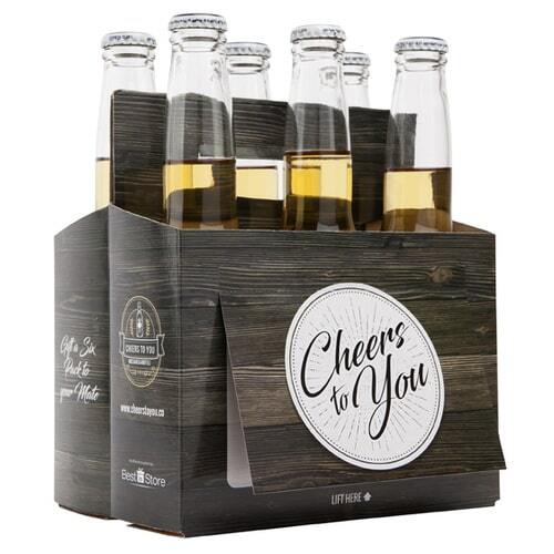Cheers To You' Beer Caddy and Gift Card |by IOco| - Wooden BULK BUY | UP TO 85% OFF
