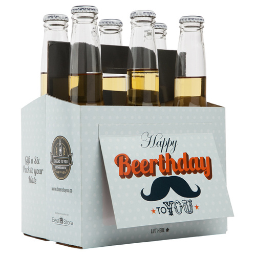 Cheers To You' Beer Caddy and Gift Card |by IOco|- Beerthday BULK BUY | UP TO 85% OFF