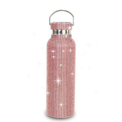 IOco Diamante Water Bottle 600ml - Pink
