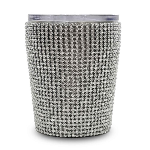 IOco Diamante Coffee and Tea Travel Cup 12oz - Silver