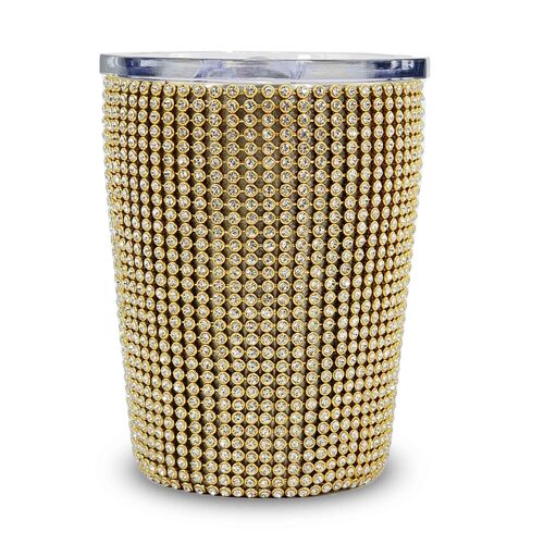 IOco Diamante Coffee and Tea Travel Cup 12oz - Gold