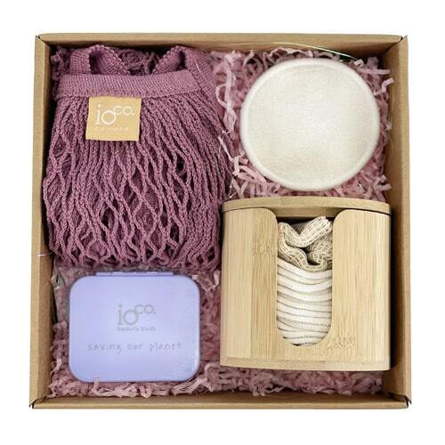 IOco Gift Pack for Her - Bamboo Cylinder | Blush Pink | Beauty Buds 4pc