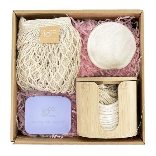 IOco Gift Pack For Her - Bamboo Cylinder | Natural Mesh | Beauty Buds 4pc