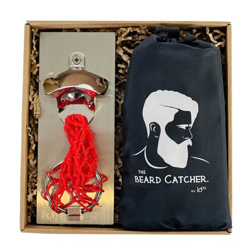 Gift Pack For Men - Stainless Steel Basketbeer | Beard Catcher