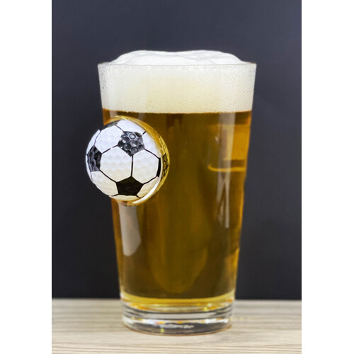 IOco 'Good Shot' Beer Sports Glass - Soccer
