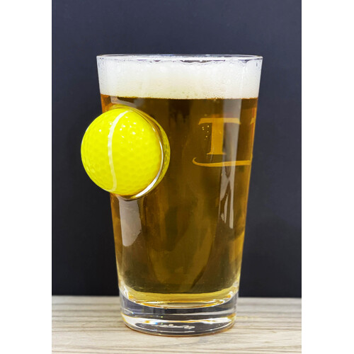 IOco 'Good Shot' Beer Sports Glass - Tennis