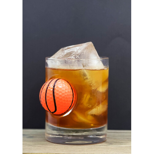 IOco 'Good Shot' Whisky Sports Glass - Basketball