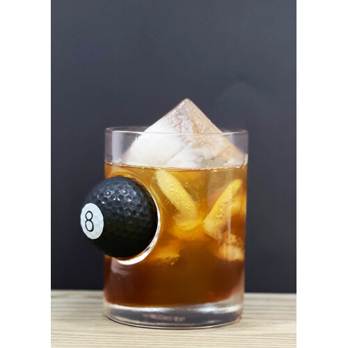 IOco 'Good Shot' Whisky Sports Glass - 8 Ball