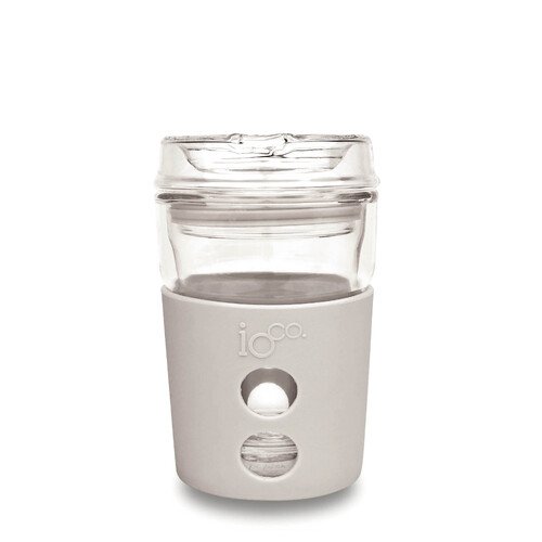 IOco 4oz Piccolo Reusable Glass Coffee Travel Cup - Warm Latte