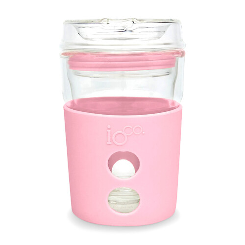 IOco 8oz Eco Glass Coffee Travel Cup - Sweet Marshmallow