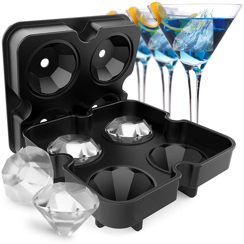 IOco Large Diamond Ice Tray | 4 piece |  4.7cm length