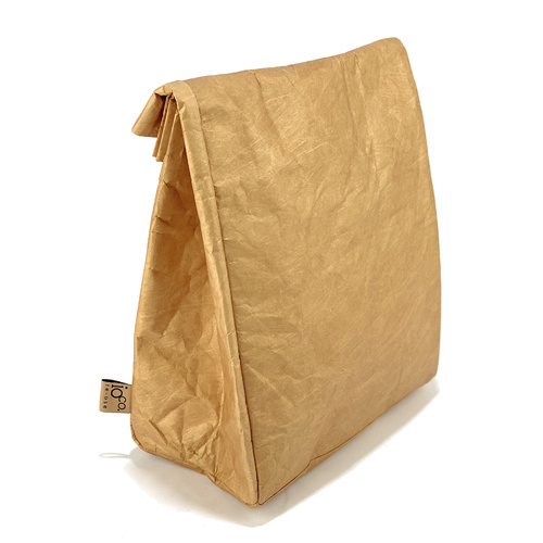 IOco  'Old School' Insulated Lunch Bag - Brown Paper Bag
