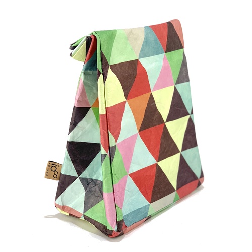 IOco 'Old School' Insulated Lunch Bag - Triangles