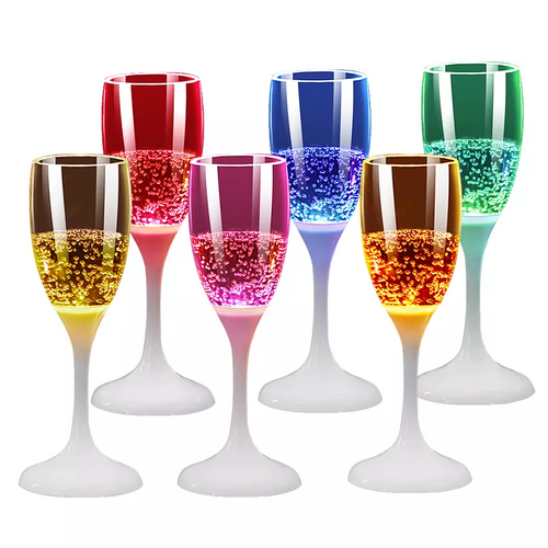 IOco LED Champagne Party Glasses - (Set of 2)