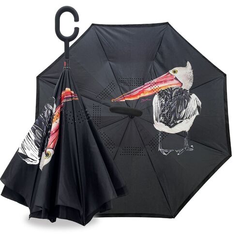 IOco Reverse Umbrella with Sun Safe UPF50 - Australian Pelican | by Dani Till
