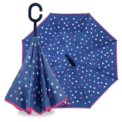 IOco Reverse Umbrella - Polka Dots