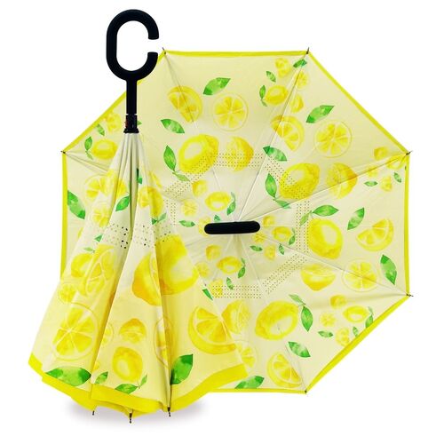 IOco Reverse Umbrella - Lemon Squeeze Zest