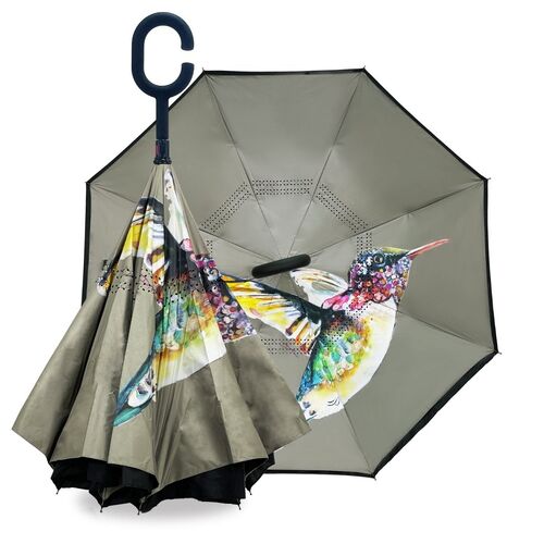 IOco Reverse Umbrella with Sun Safe UPF50 - Hummingbird | by Dani Till