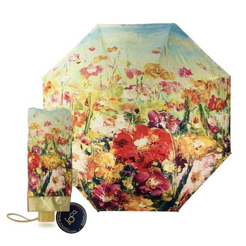 IOco Mini Umbrella with UPF50+ Sun Safe  | Art Series - Festival of Flowers