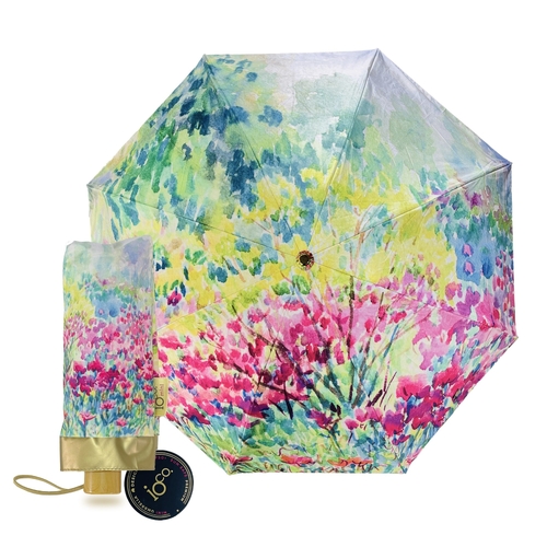 IOco Mini Umbrella with UPF50+ Sun Safe  | Art Series - Watercolour Fields