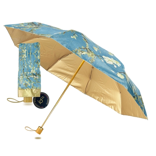IOco Mini Umbrella with UPF50+ Sun Safe  | Art Series - Almond Blossom