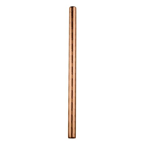 IOco Embossed Stainless Steel Bubble Tea Straw 12mm - Rose Gold